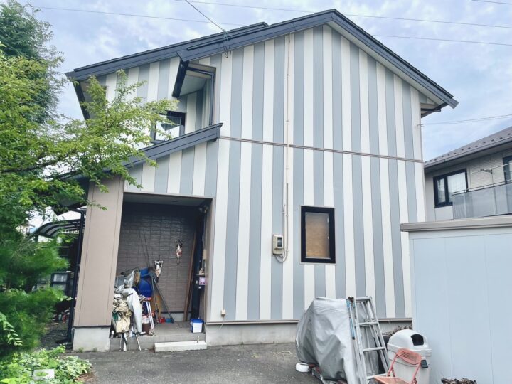 滝沢市　M様邸外壁張替（ニチハ ベーシックA型）・屋根塗装工事