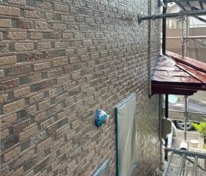 滝沢市　K様邸　屋根外壁塗装工事（外壁クリヤー塗装）