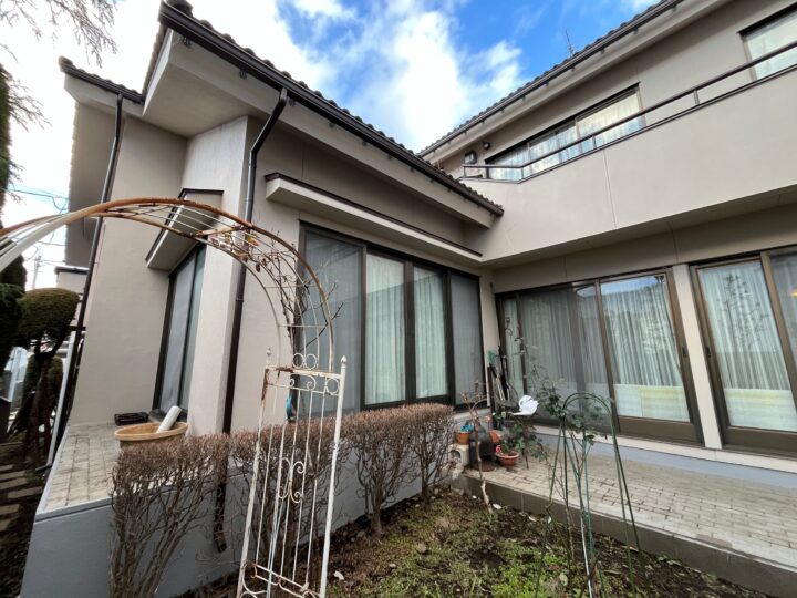 盛岡市 N様邸 外壁塗装・雨樋交換・バルコニー防水・基礎塗装・タイル交換工事