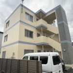 盛岡市　アパート外壁塗装・屋上シート防水工事