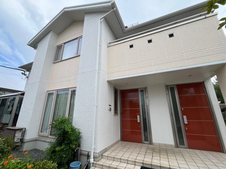【盛岡市 外壁塗装】シルキーホワイトで上品な白さに一新｜K様邸
