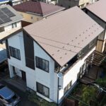 【盛岡市 屋根外壁塗装】アイビーブラウン×クールホワイトで落ち着いた佇まいに｜K様邸