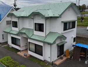 滝沢市 O様邸 屋根葺替・外壁塗装工事
