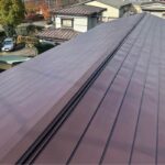 【盛岡市みたけ 屋根外壁塗装】ココナッツブラウン×ホワイトで端正な佇まいに｜K様邸