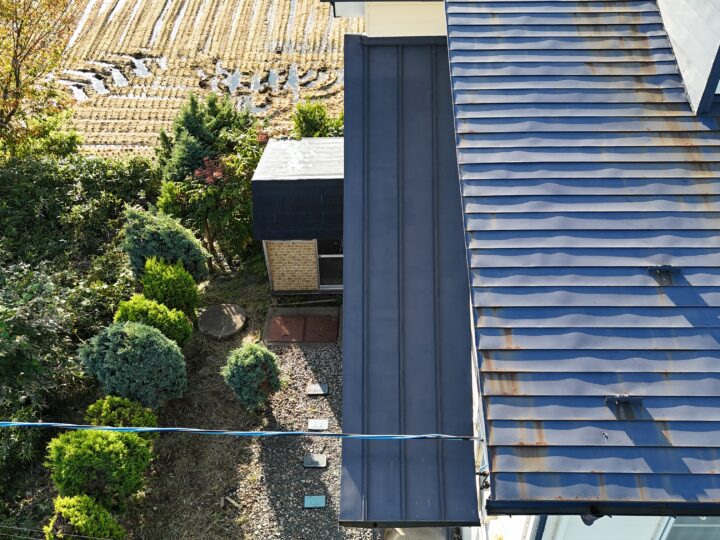 施工前|ドローンで屋根を点検