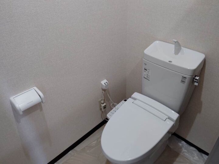 トイレのクリーニング後